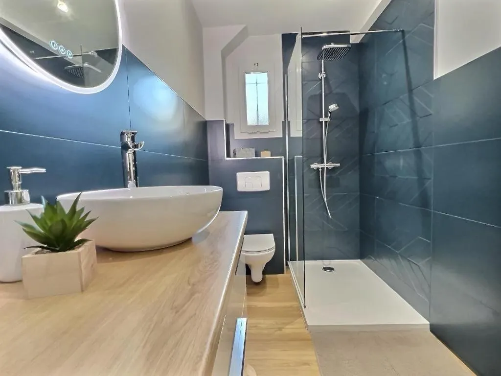 아파트 L'Alcyon - Agreable 2 Pieces Bord De Mer Roquebrune Capmartin 프랑스